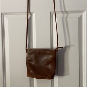 Brown leather RELIC purse